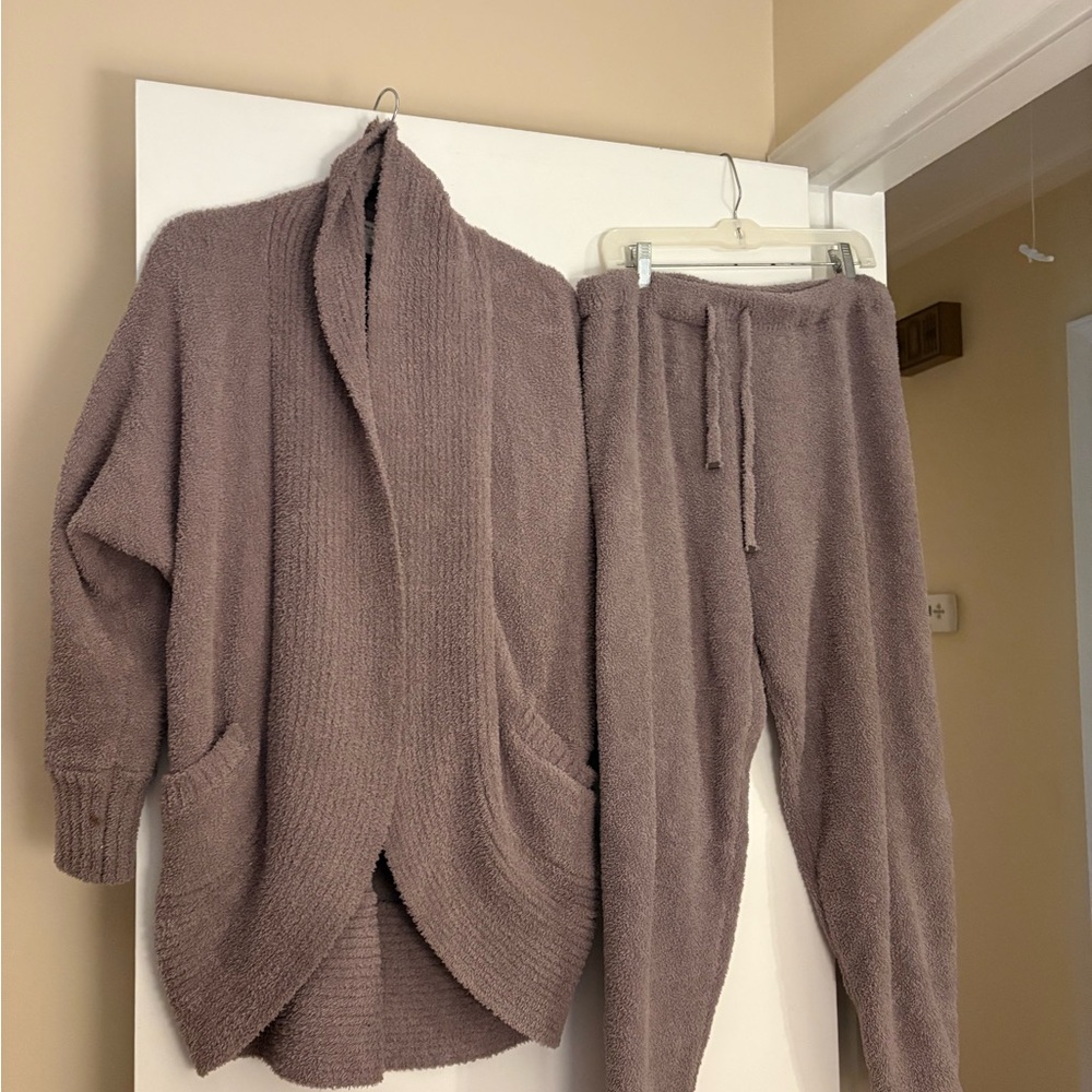 Cupcakes and Cashmere faux fur fleece loungewear set